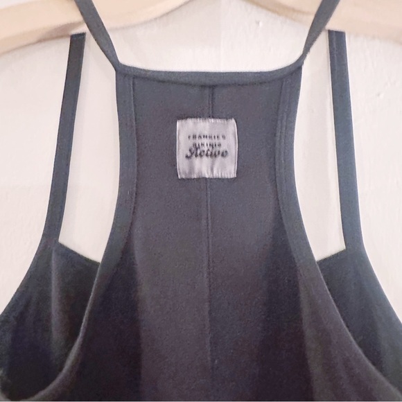 Frankies Bikinis Active Swift Tennis Dress Black Mini Pleated Skirt - Picture 4 of 5